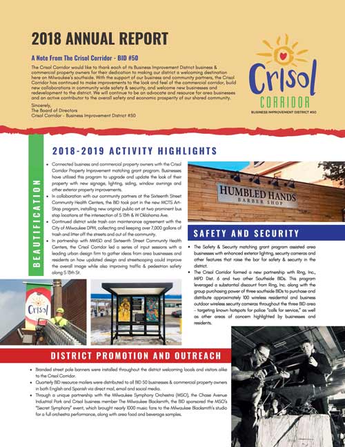 Crisol Corridor Newsletter, 2019