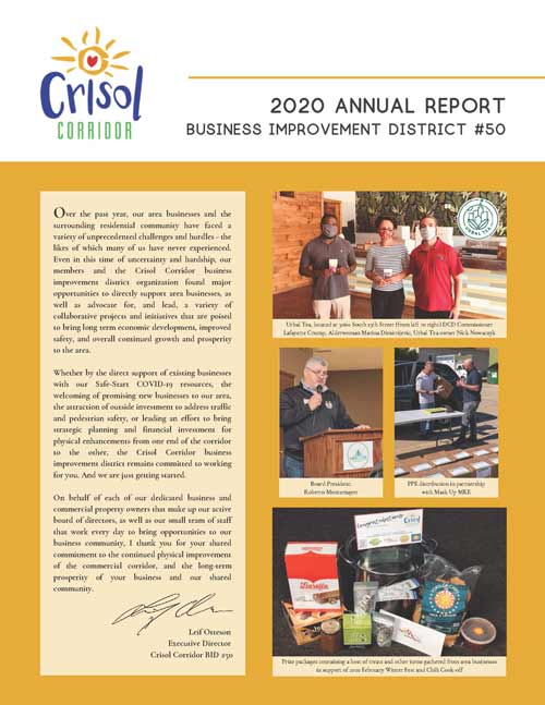 Crisol Corridor Newsletter, 2020